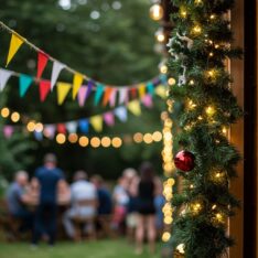 Christmas Party Hosting Outside