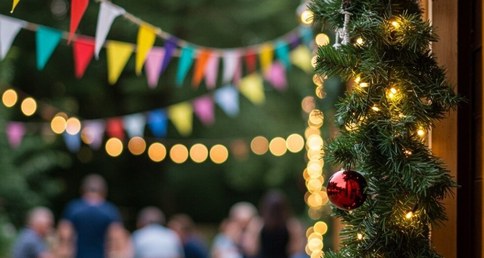 Christmas Party Hosting Outside