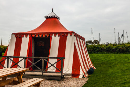 historical marquee tent