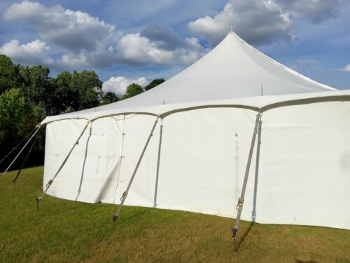 how to set up a marquee tent